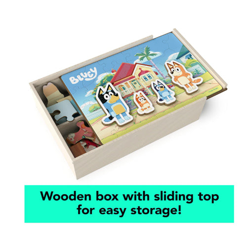 Bluey 4-Pack of Puzzles 24-Piece
