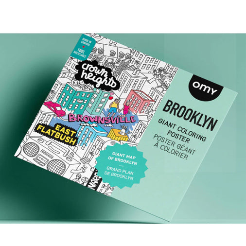 Giant Coloring Poster, Brooklyn