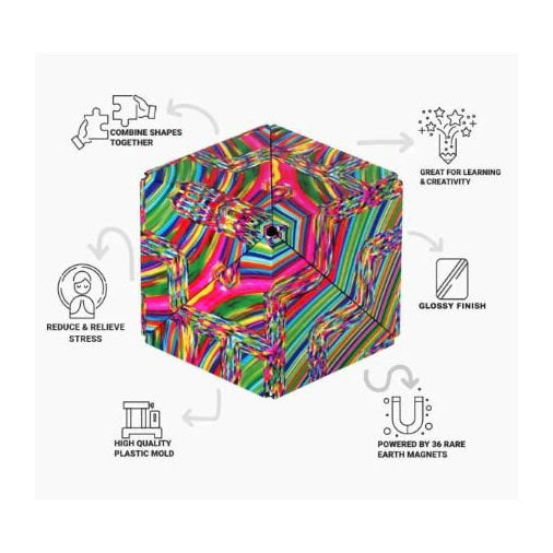 Shashibo Magnetic Puzzle Cube - Watercolor