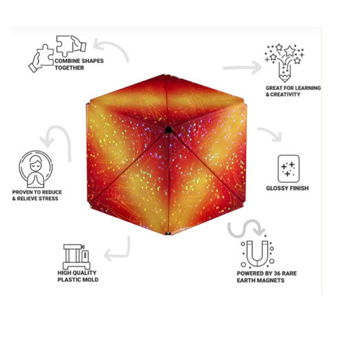 Shashibo Magnetic Puzzle Cube - Solar