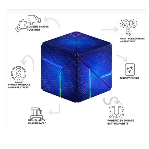 Shashibo Magnetic Puzzle Cube - Vapor