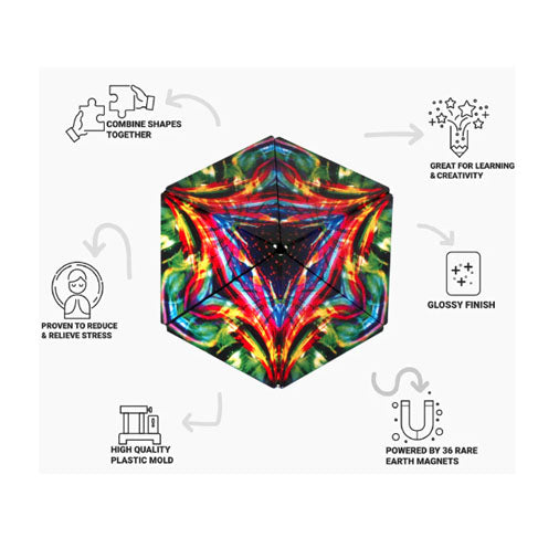 Shashibo Magnetic Puzzle Cube - Cosmic Surfer