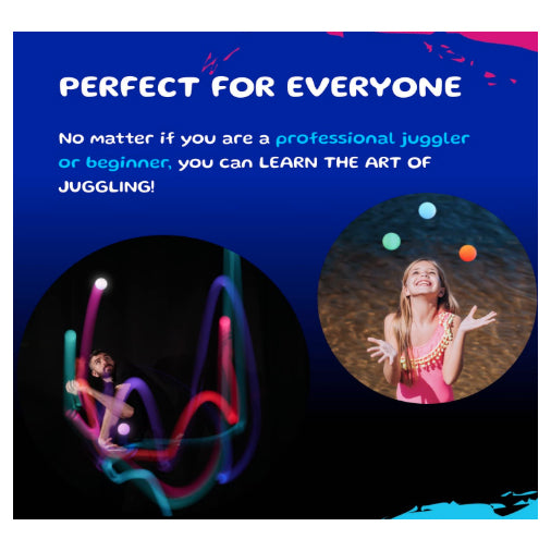 LED Juggling Glow Balls