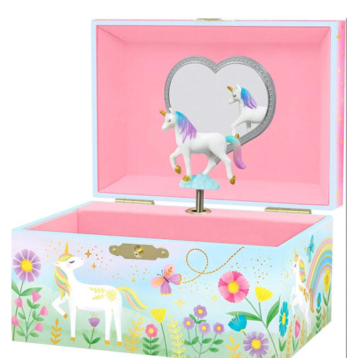 Floral Unicorn Musical Jewelry Box
