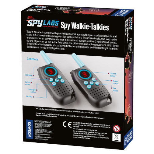 Spy Labs Inc: Spy Walkie-Talkies