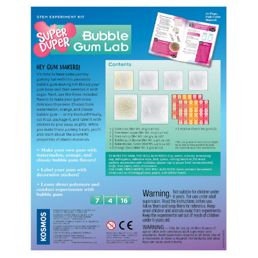 Super Duper Bubble Gum Lab