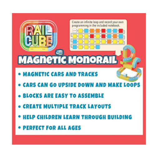 Rail Cube Magnetic Monorail Deluxe Set