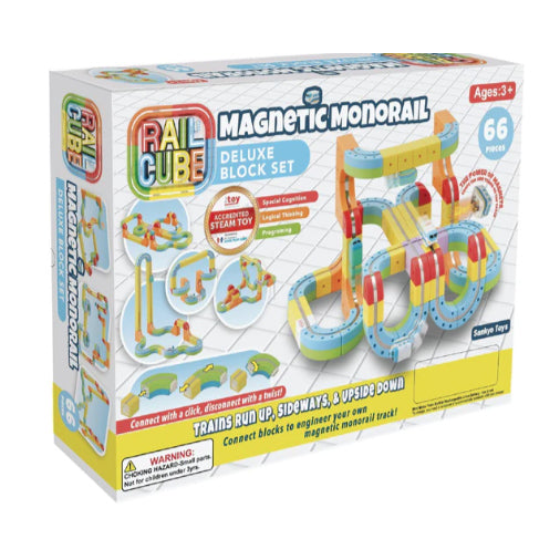 Rail Cube Magnetic Monorail Deluxe Set
