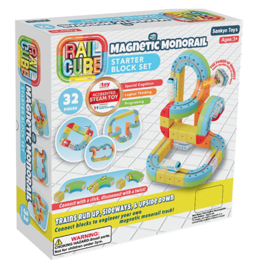 Rail Cube Magnetic Monorail Starter Set