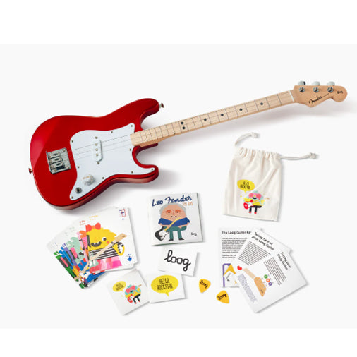 Loog Guitars - Fender Stratocaster Candy Apple Red