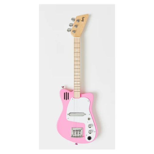 Loog Guitars - Mini Electric Guitar, Pink Spa