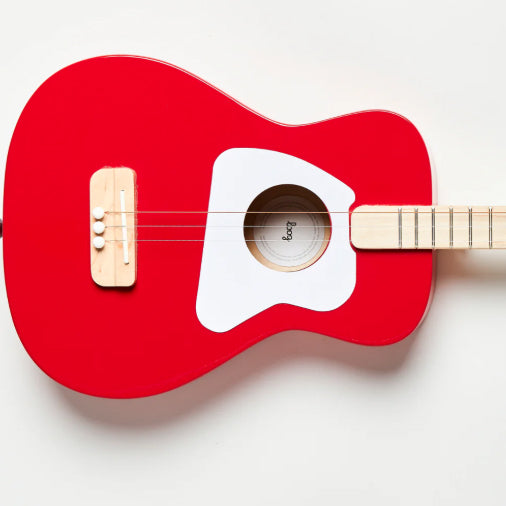 Loog Guitars - Pro Acoustic Kid's Guitar, Red