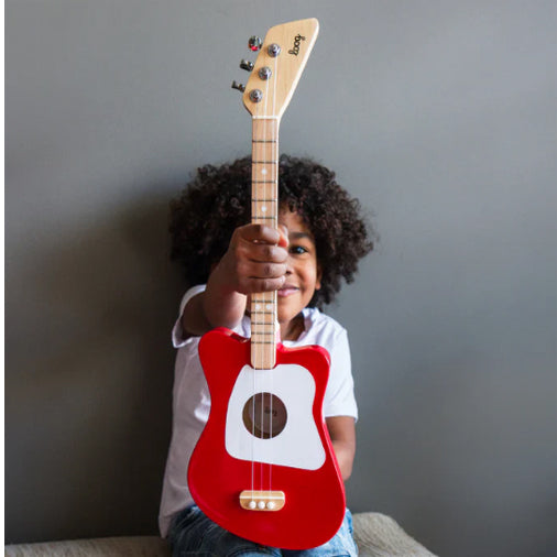 Loog Guitars - Pro VI Acoustic Kid's Guitar - Red