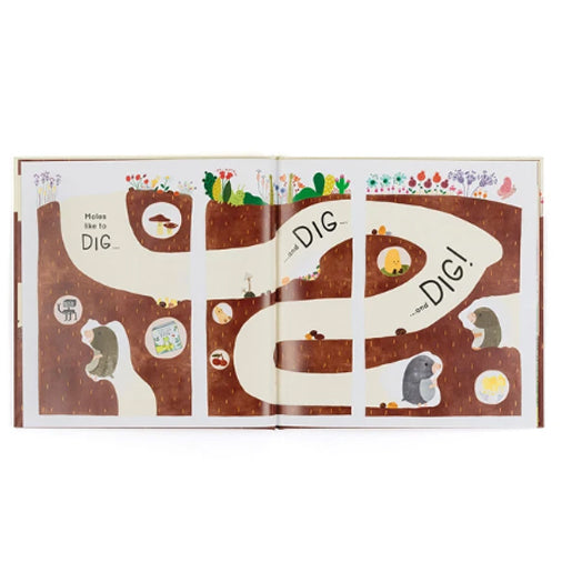 Muswell Mole and the Buried Treasure Book, Jellycat