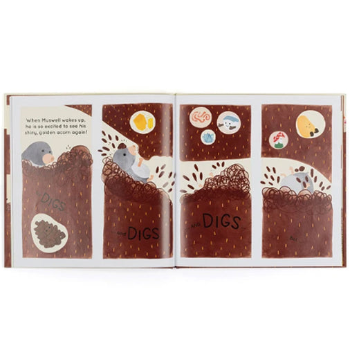 Muswell Mole and the Buried Treasure Book, Jellycat