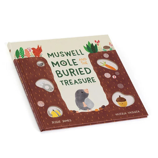 Muswell Mole and the Buried Treasure Book, Jellycat