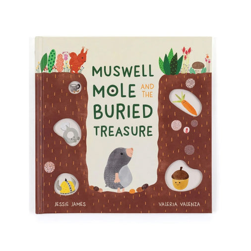 Muswell Mole and the Buried Treasure Book, Jellycat