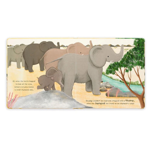 Smudge the Littlest Elephant Book, Jellycat