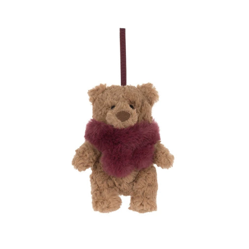 Jellycat Bartholomew Bear Winter Warmer Decoration