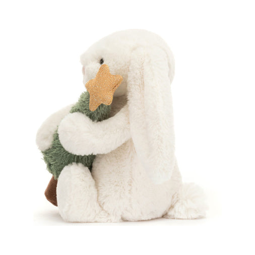 Jellycat-Bashful Bunny with Christmas Tree