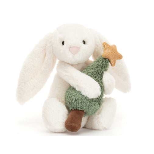 Jellycat-Bashful Bunny with Christmas Tree