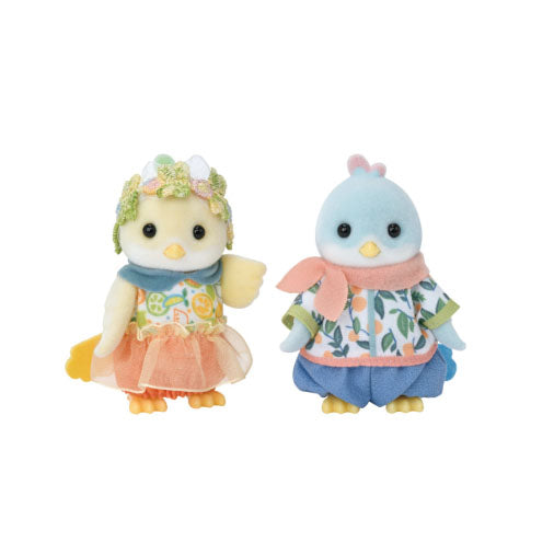 Calico Critters - Citrus Bird Family