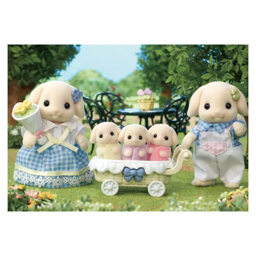 Calico Critters - Flora Rabbit Family, Set of 5