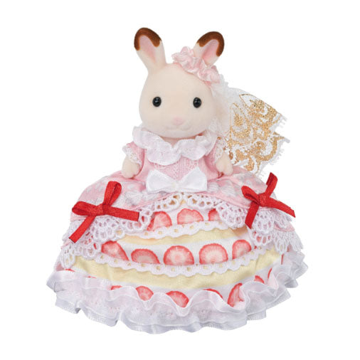 Calico Critters - Freya's Birthday Celebration Strawberry Cake Dress