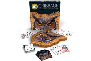 Madd Capp Games - Owl Shaped Cribbage