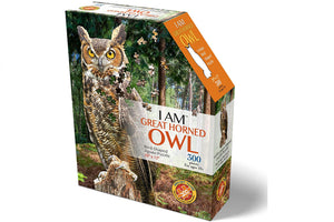 Madd Capp Games - I am Great Horned Owl Puzzle