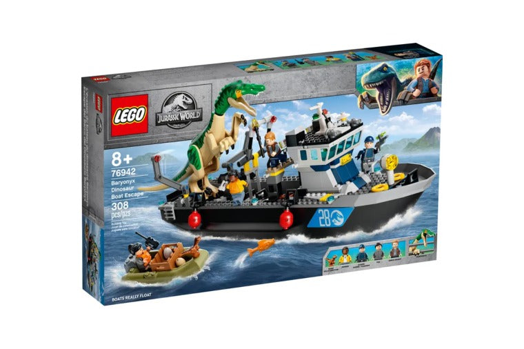 Lego - Jurassic World - Baryonyx Dinosaur Boat Escape 76942