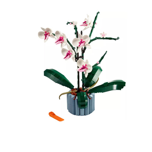 LEGO Icons Orchid Artificial Plant, Building Set with Flowers