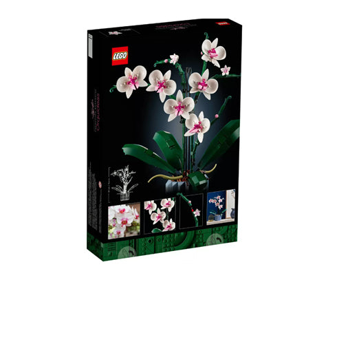 LEGO Icons Orchid Artificial Plant, Building Set with Flowers