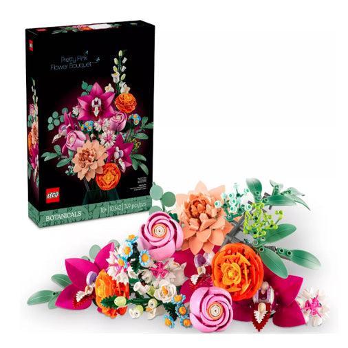 LEGO - Botanicals Pretty Pink Flower Bouquet 10342