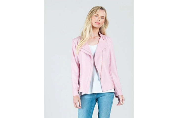 Clara Sunwoo Liquid Leather Jacket - Pink