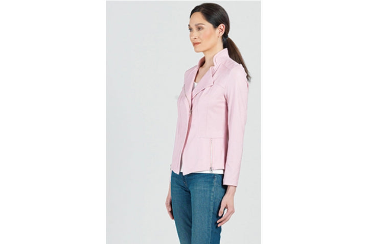 Clara Sunwoo Liquid Leather Jacket - Pink