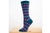 Men's Alpaca Socks - Teal Polka Dots - Large