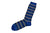 Alpaca Socks - Blue Polka Dots Large