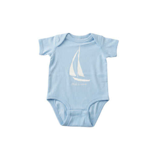 Old Lyme Sailboat Onesie