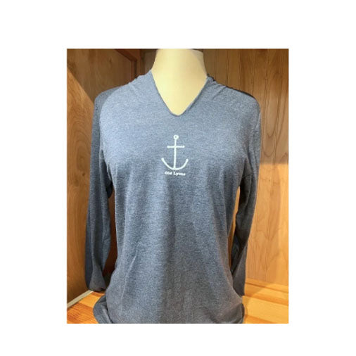 Old Lyme Anchor Hooded Pullover