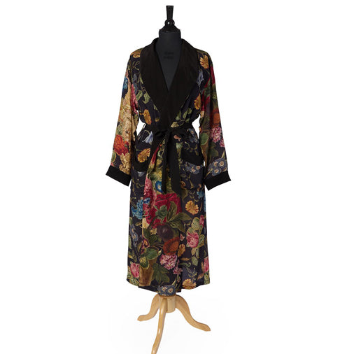 One Hundred Stars - Primula Print Black Robe