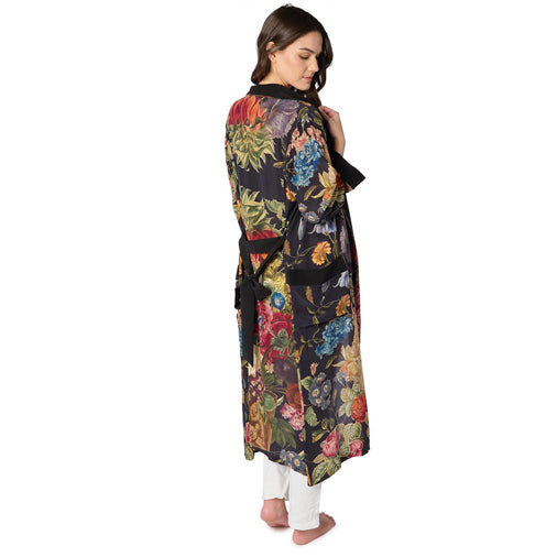 One Hundred Stars - Primula Print Black Robe
