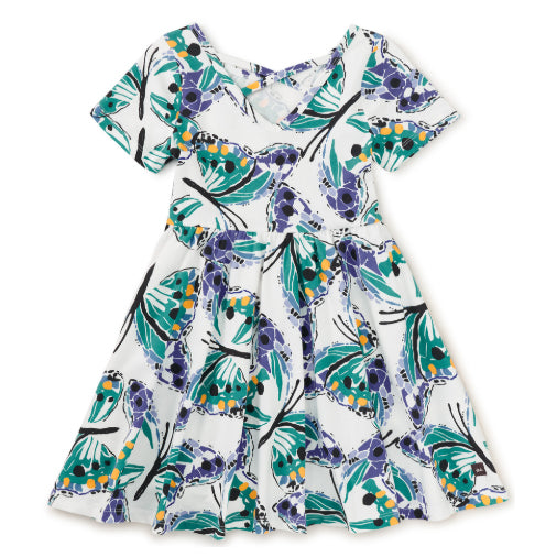 Carnival Butterfly Short Sleeve Ballet Dress
