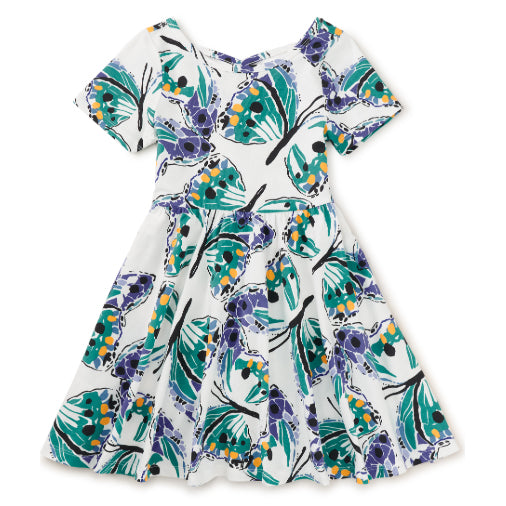 Carnival Butterfly Short Sleeve Ballet Dress