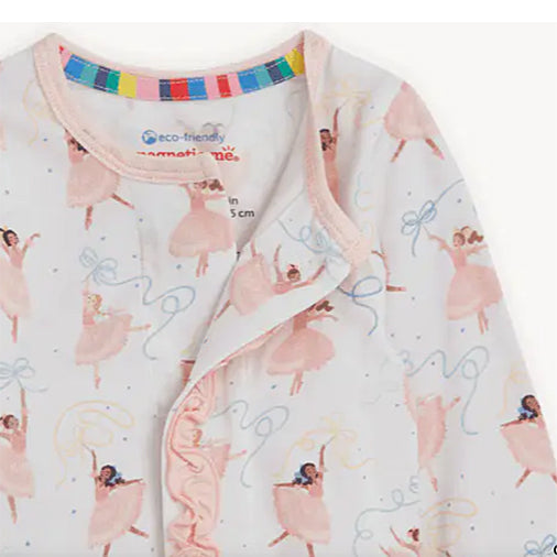 Pretty Plies Modal Magnetic Footie - Magnificent Baby