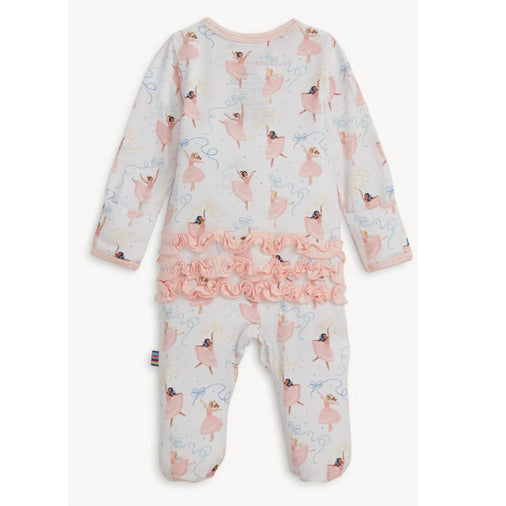 Pretty Plies Modal Magnetic Footie - Magnificent Baby