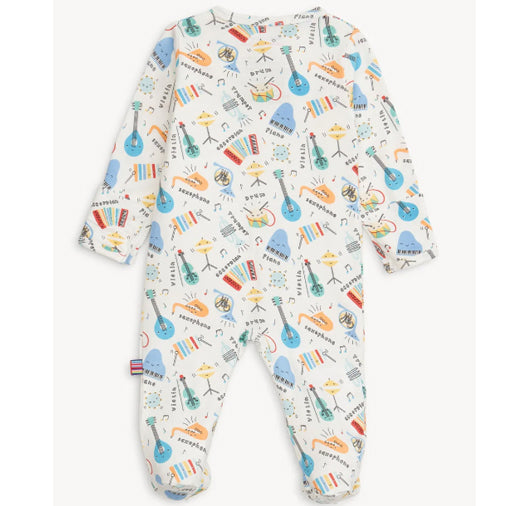 Back and Roll Modal Magnetic Footie - Magnificent Baby
