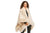 Donna Salyers Fabulous Furs Fox Fur Trim Shawl - Champagne