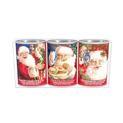 Hot Cocoa Collection Gift Set - Candy Cane Cocoa, Chocolate Cocoa & Cinnamon Cocoa