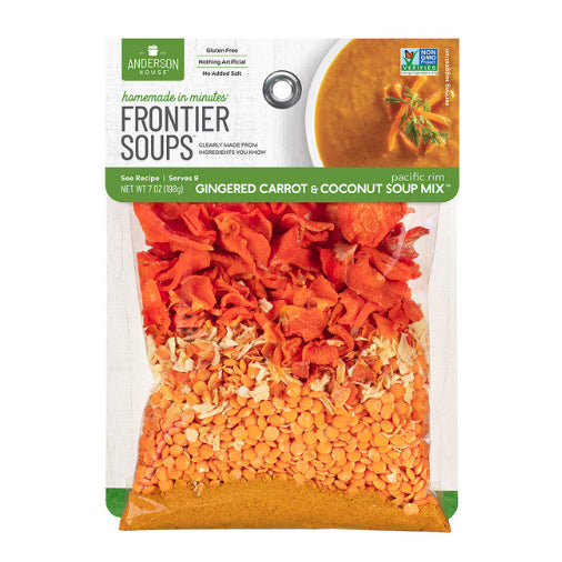 Gingered Carrot & Coconut Soup Mix  - Frontier Soups
